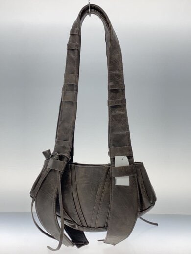 商品画像：ショルダーバッグ/PVC/BRW/無地 3