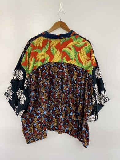 商品画像：ワイドアロハシャツ/半袖シャツ/--/レーヨン/BLK/kl411// 2