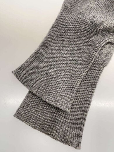 商品画像：2PLY/ニット・セーター(薄手)/M/カシミア/GRY/無地 4