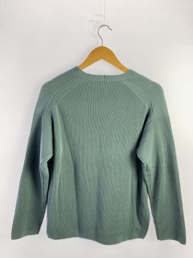 商品画像：ニット・セーター(厚手)/1/ウール/BLU/A8AV05RK/SUPER FINE WOOL RIB KNIT 2