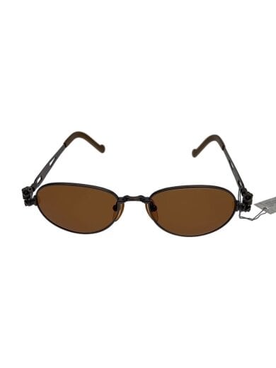 商品画像：サングラス/オーバル/プラスチック/ブラック/レディース/56-7201 1