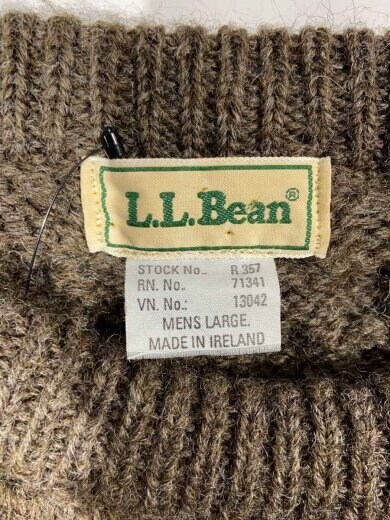 商品画像：I/ニット・セーター(厚手)/L/ウール/BRW/R357 3