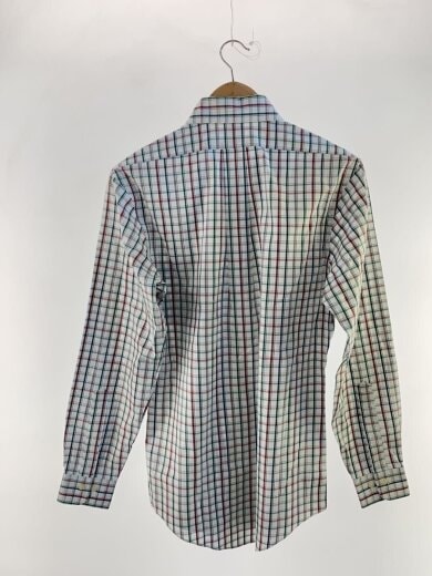 商品画像：長袖シャツ/S/コットン/WHT/チェック 2