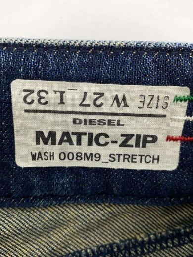 商品画像：MATIC-ZIP/ボトム/27/コットン/インディゴ/無地/00e8m200008BF03 4