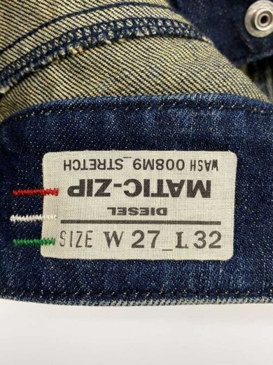 商品画像：MATIC-ZIP/ボトム/27/コットン/インディゴ/無地/00e8m200008BF03 5