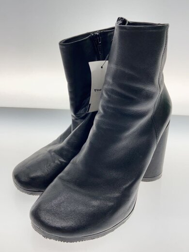 商品画像：アンクルブーツ/9CMヒール/ショートブーツ/37/BLK/レザー 2