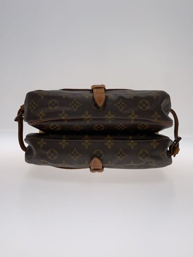 商品画像：1)ソミュール30_モノグラム・キャンバス/PVC/BRW 4