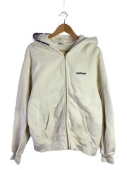 ジップパーカー/L/コットン/WHT/無地/CLASSIC ZIP HOODIE