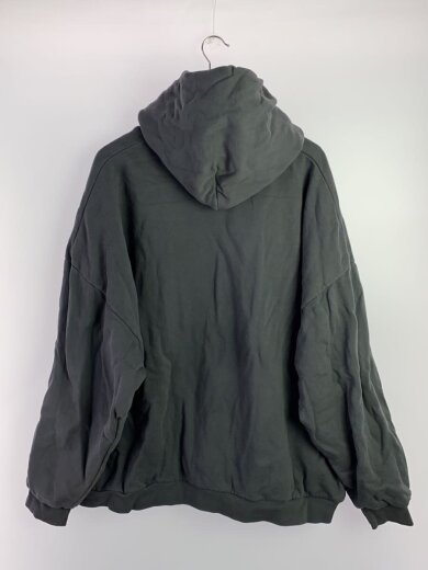 商品画像：パーカー/XL/コットン/GRY/無地/ダブルフェイスプルオーバーパーカー 2