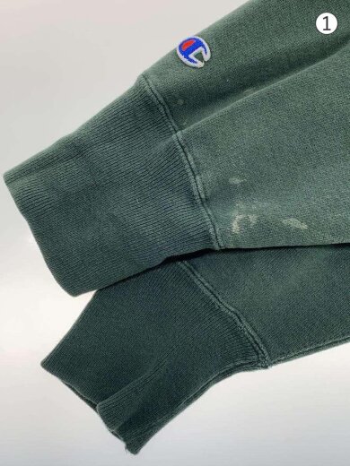 商品画像：スウェット/L/コットン/GRN/無地/刺繍タグ/ロコ 4