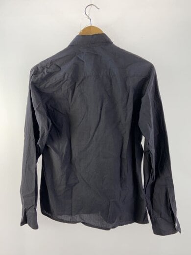 商品画像：ジップアップ ロングスリーブシャツ/1/コットン/GRY 2