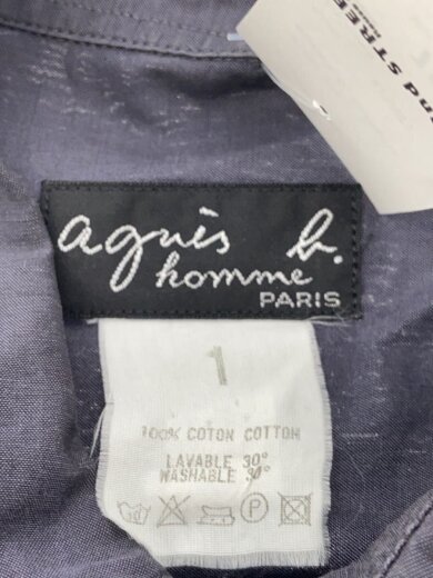 商品画像：ジップアップ ロングスリーブシャツ/1/コットン/GRY 3