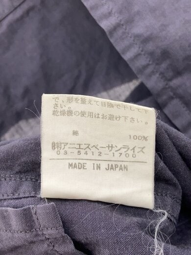 商品画像：ジップアップ ロングスリーブシャツ/1/コットン/GRY 4