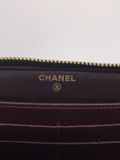 商品画像：キャビアスキンマトラッセラウンドジップウォレット/長財布/レザー/BLK/レディース 3