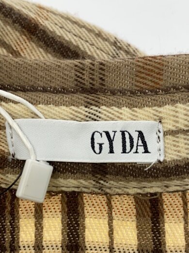 商品画像：長袖ワンピース/FREE/ポリエステル/BRW/チェック/072550343301 3