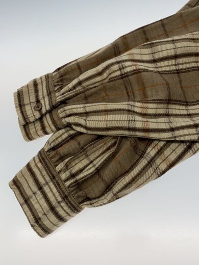 商品画像：長袖ワンピース/FREE/ポリエステル/BRW/チェック/072550343301 5