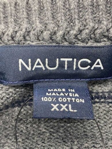 商品画像：ニット・セーター(厚手)/XXL/コットン/GRY/コットンニット 3