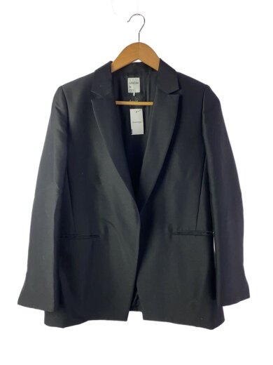 商品画像：シングルテーラードジャケット/36/ウール/ブラック/無地/RB-192402 1