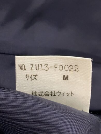 商品画像：Uネック/ノーカラー/ジャケット/M/ウール/NVY/ZU13-FD022 4