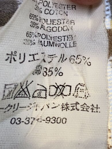 商品画像：プリントチェック半袖シャツ/M/コットン/BEG/チェック/401057zf 4