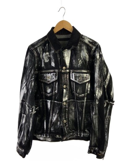 商品画像：J/Gジャン/46/デニム/SLV/JN-SS24-019/CRASH COATING DENIM JACKE// 1