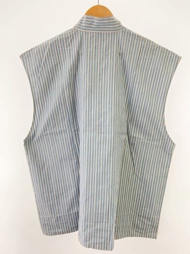 商品画像：ベスト/one/コットン/BLU/ストライプ/MPSM-2504S 2