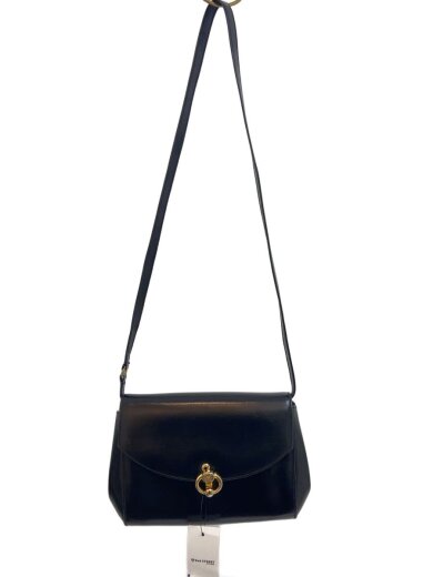商品画像：GUCCI/ショルダーバッグ/レザー/ブラック/無地 1