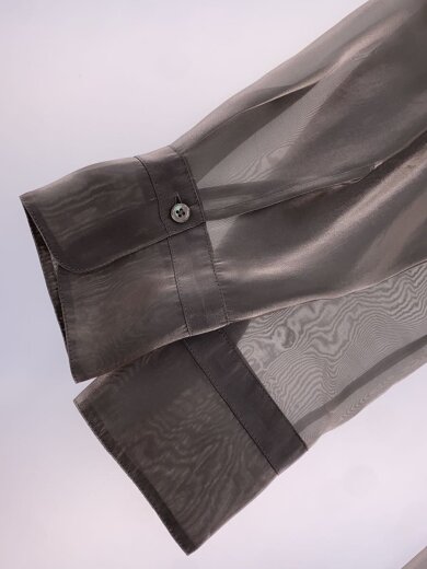 商品画像：長袖ブラウス/--/ポリエステル/GRY/オーガンジー ドローストリング ブラ/8721-234-00 5