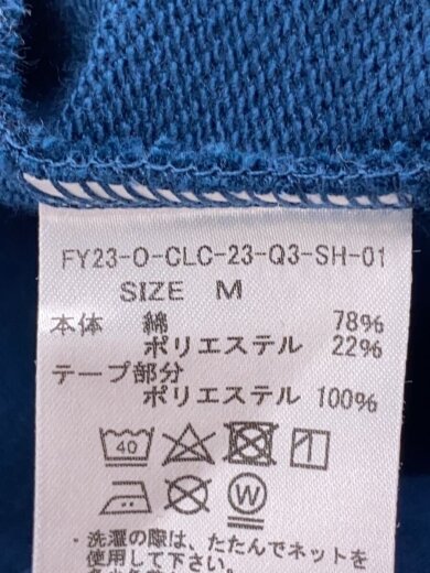 商品画像：スウェットシャツ/M/コットン/BLU/FY23-0-CLC-23-Q3-SH-01 5