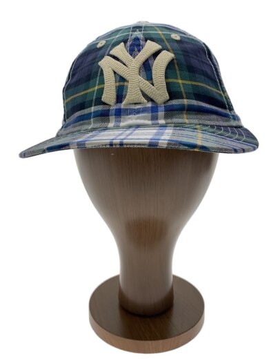 商品画像：×POLO/YANKEES/キャップ/FREE/コットン/GRN/チェック/メンズ 1