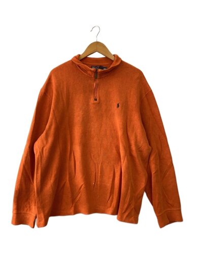 商品画像：I/ハーフジップスウェット/XXL/コットン/ORN/無地/変色有/汚れ有 1