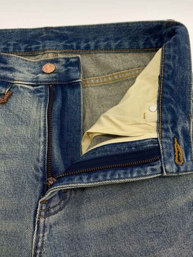 商品画像：TRIBAL LEATHER PATCH BAGGY DENIM JEANS/ストレートパンツ/S/デニム/IDG 3