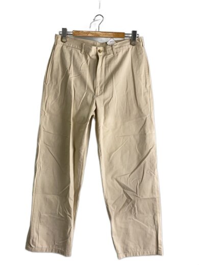 商品画像：ストレートパンツ/コットン/ベージュ 1