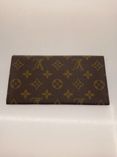 商品画像：札入れ/オールド/長財布/PVC/ブラウン/総柄/レディース// 2