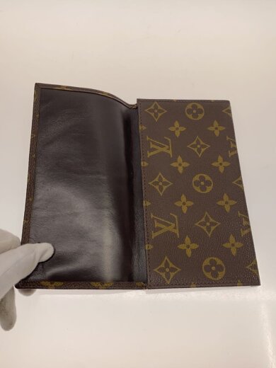 商品画像：札入れ/オールド/長財布/PVC/ブラウン/総柄/レディース// 4