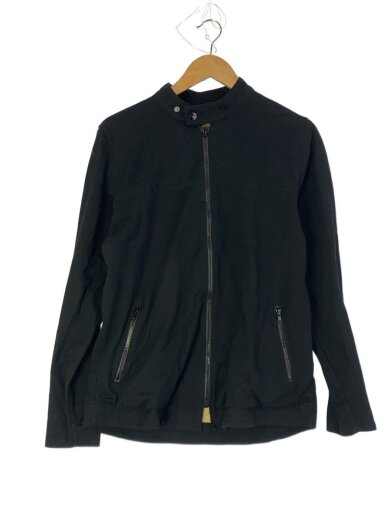 商品画像：シングルライダースジャケット/3/コットン/BLK/00820042// 1