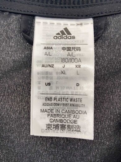 商品画像：トラックジャケット/ナイロンジャケット/XL/ポリエステル/BLK/IJ6060// 3