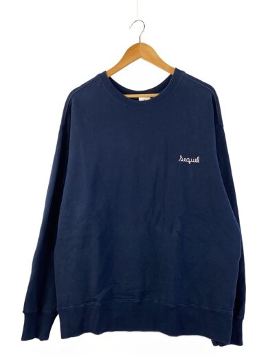 商品画像：CREW NECK SWEAT/スウェット/L/コットン/NVY/無地 1
