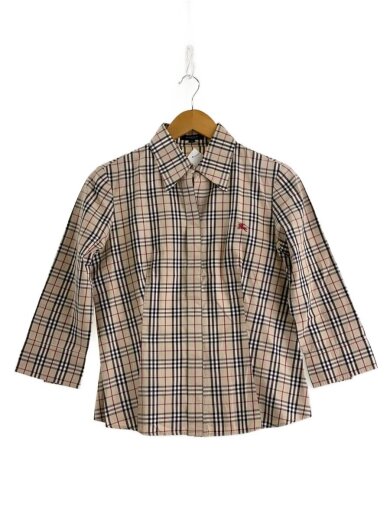 商品画像：ノヴァチェック/比翼長袖シャツ/40/コットン/BEG/チェック// 1