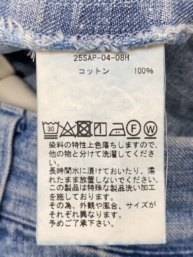 商品画像：ストレートパンツ/1/コットン/IDG/無地/25SAP-04-08H// 6