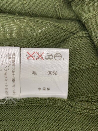 商品画像：ニット・セーター(薄手)/M/ウール/KHK/タートルネック ハイゲージニット/ポニー無し 5