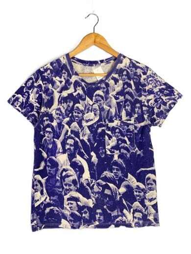 商品画像：Tシャツ/2/コットン/NVY/総柄// 1
