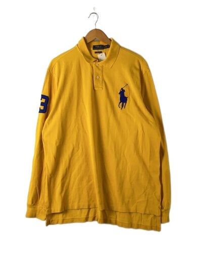 商品画像：ロングスリーブポロ/XXL/コットン/YLW 1