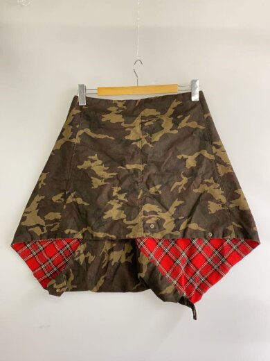 商品画像：ポンチョ/1/コットン/カーキ/カモフラ/タータンチェック// 2