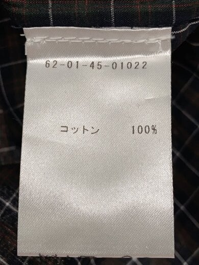 商品画像：HUSBANDS/コットンチェック/長袖シャツ/--/コットン/BLK/チェック/H11_CWCL_COBL// 5