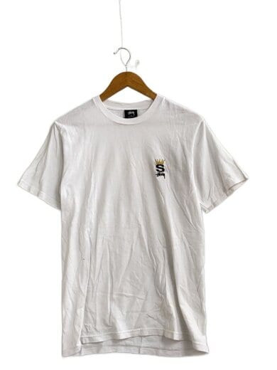 商品画像：Tシャツ/S/コットン/WHT/CROWN S LOGO TEE/汚れ有// 1