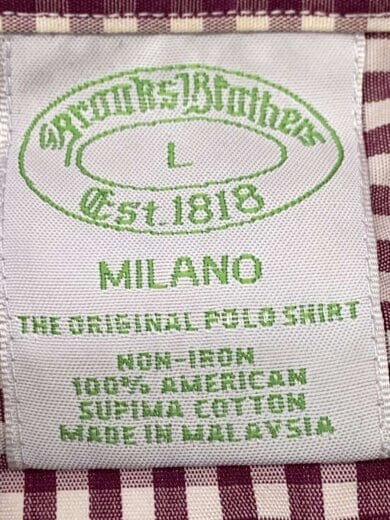 商品画像：長袖シャツ/L/コットン/PUP/チェック/MILANO// 3