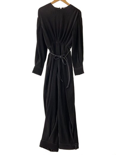 商品画像：オールインワン/FREE/ポリエステル/BLK/030GA033-4390/PLEATS JUMPSUITS// 1