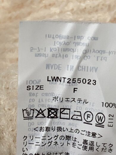 商品画像：ニット・セーター(厚手)/one/ポリエステル/IVO/無地/LWNT255023// 4
