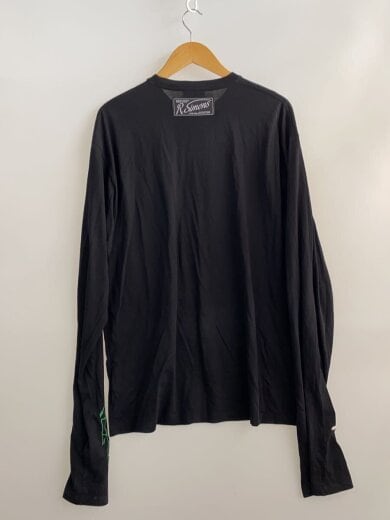 商品画像：21AW/オーバーサイズ/長袖Tシャツ/S/コットン/BLK/プリント/19001-0099// 2
